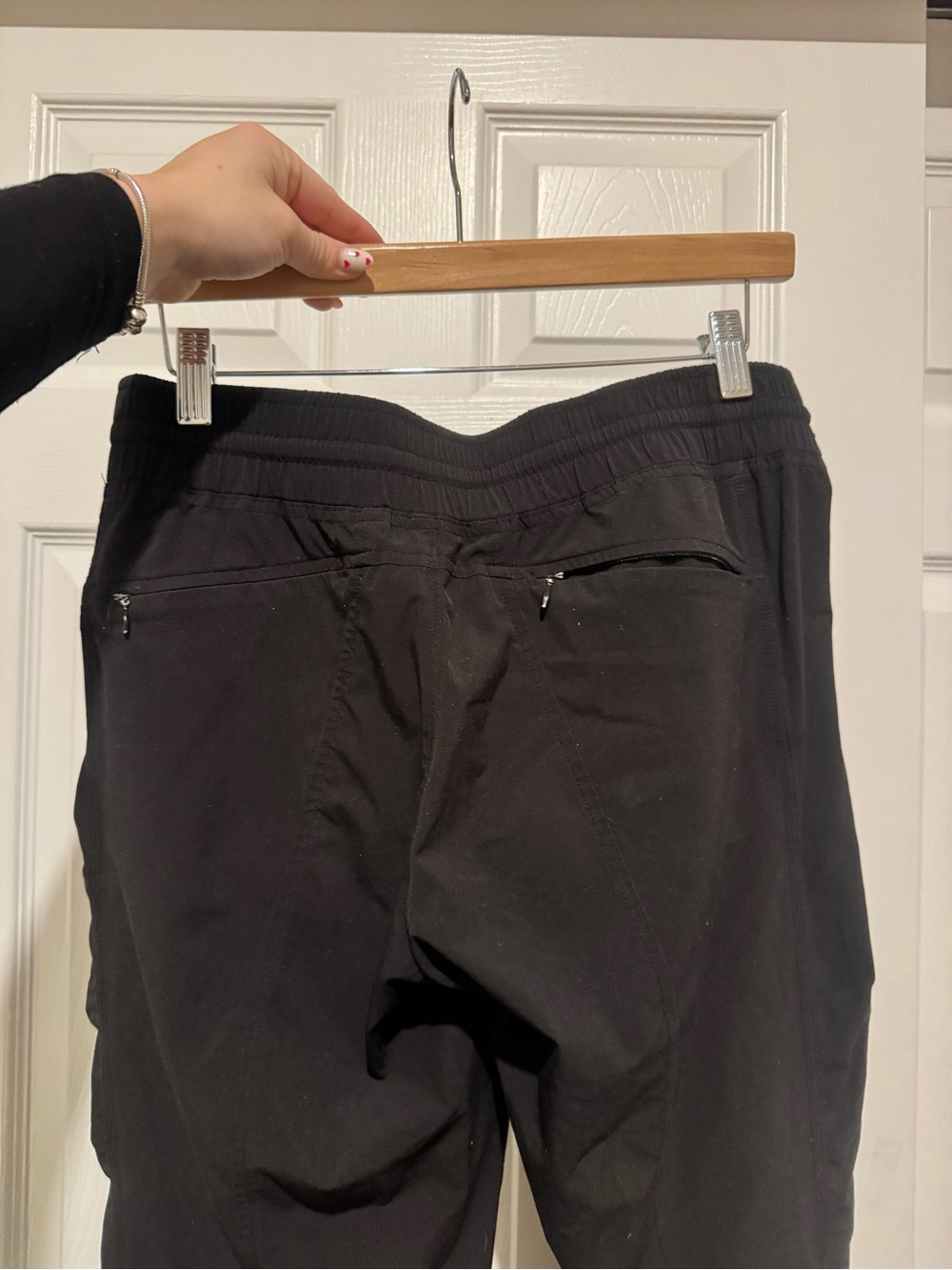 Athleta Relaxed Black Drawstring Women's Pants - Picture 5 of 6